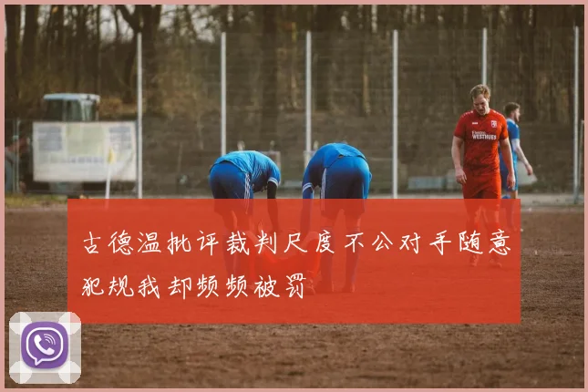 古德温批评裁判尺度不公对手随意犯规我却频频被罚